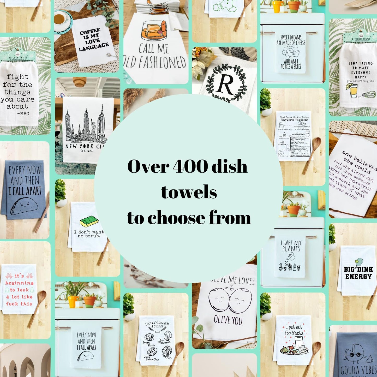 Taco 'Bout a Meltdown! Hilarious Flour Sack Dish Towels for When Your Kitchen Goes to Pieces