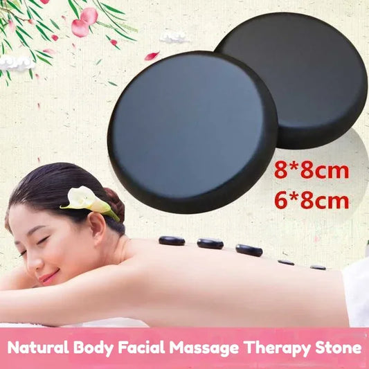Natural Face Massage Stone Lava Basalt Hot Stone for Spa Massage Therapy Body Facial Massage Therapy Stone