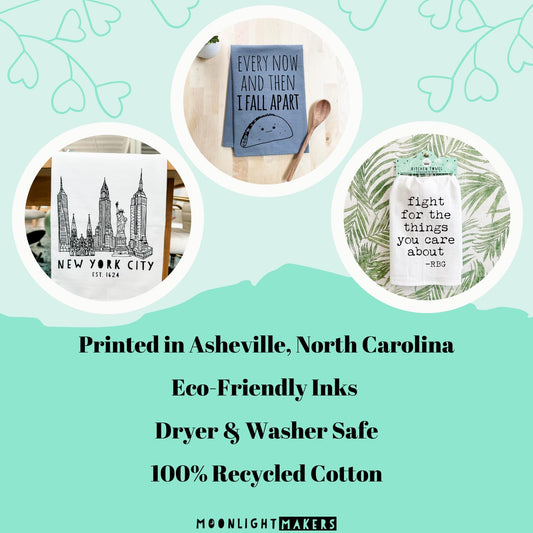 Taco 'Bout a Meltdown! Hilarious Flour Sack Dish Towels for When Your Kitchen Goes to Pieces